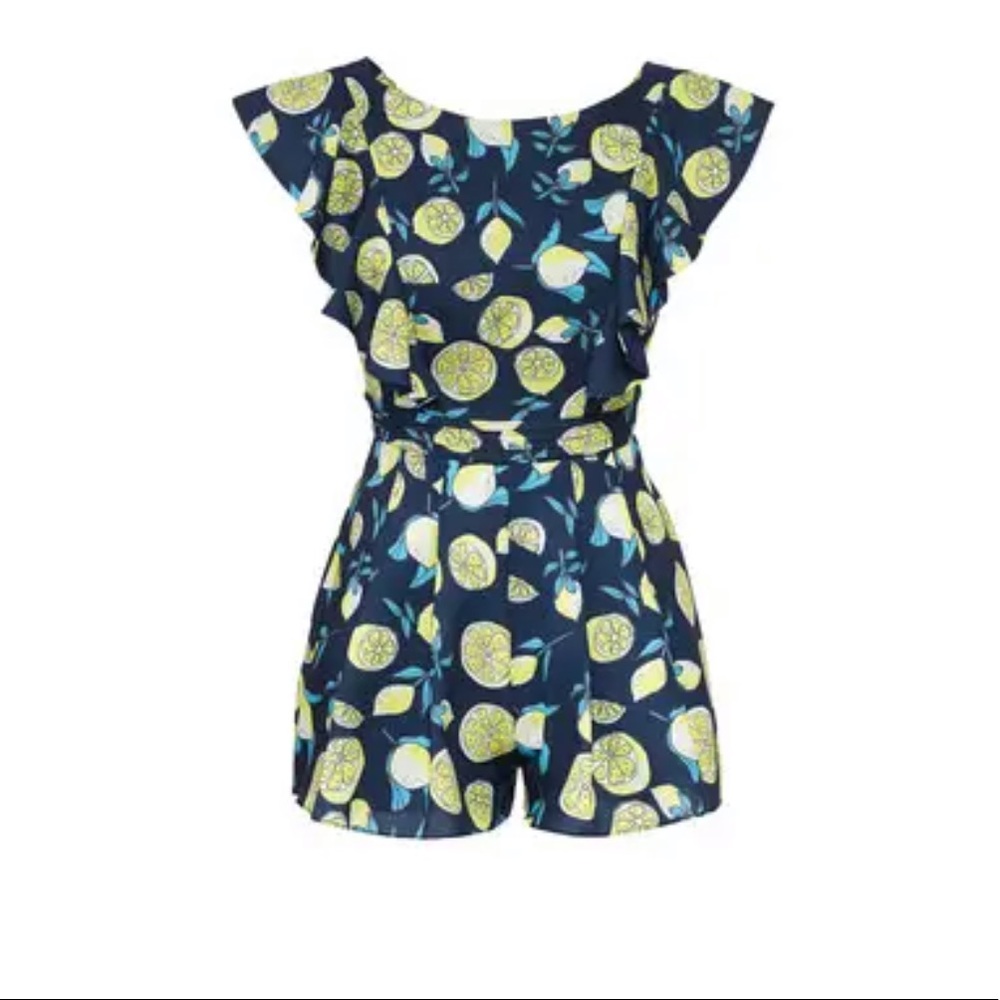 *NEW* Fame & Partners Vorsane Romper size 4 lemons!